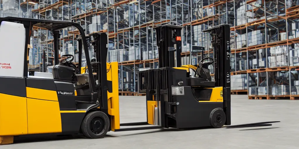 Image similar to forklift operator with a vr headset