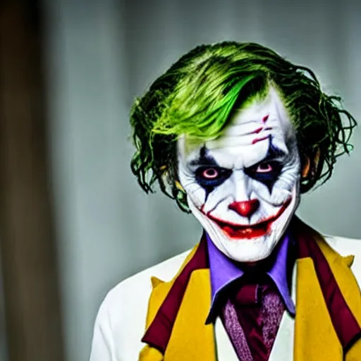 Image similar to martha stewart as the joker, movie still