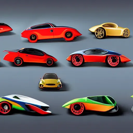 Image similar to hot wheels concept cars irl