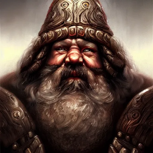 Image similar to portrait painting of a dwarven berserker, sharp focus, award - winning, trending on artstation, masterpiece, highly detailed, intricate. art by lise deharme