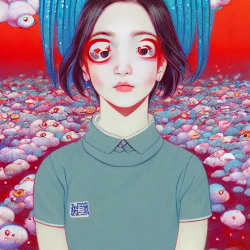 Image similar to photo of young woman by hikari shimoda