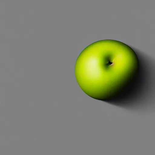 Image similar to centered hyper-realistic single piece of fruit, gray background