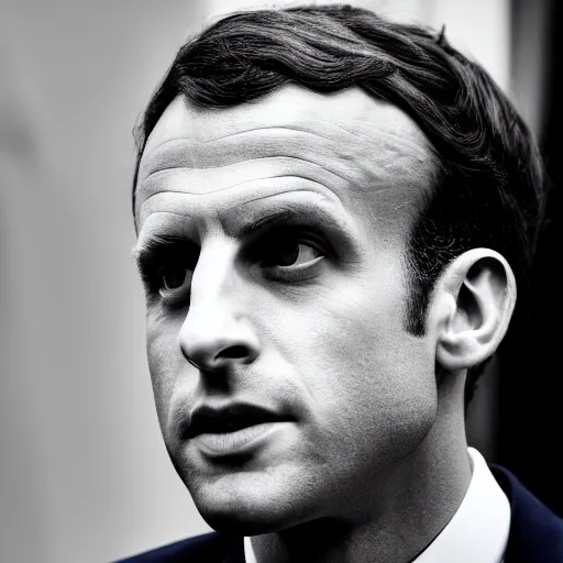 Image similar to the grandson Emmanuel Macron, 50mm photography, high quality, 4K