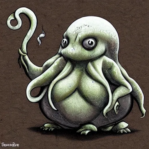 Image similar to fat cthulhu