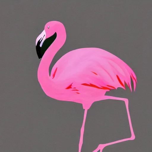 Image similar to pink flamingo all over the place