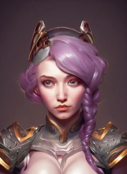 Image similar to gwen, from league of legends, au naturel, hyper detailed, digital art, trending in artstation, cinematic lighting, studio quality, smooth render, unreal engine 5 rendered, octane rendered, art style by klimt and nixeu and ian sprigger and wlop and krenz cushart