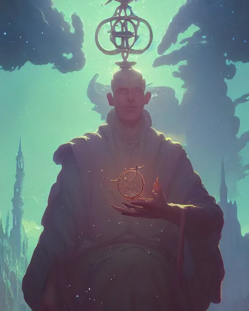 Image similar to highly detailed vfx portrait a mage casting a spell, stephen bliss, unreal engine, sigils greg rutkowski, loish, rhads, beeple, makoto shinkai and lois van baarle, ilya kuvshinov, rossdraws, tom bagshaw, alphonse mucha, global illumination, detailed and intricate environment