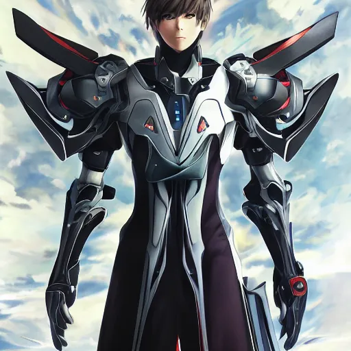 Prompt: male protagonist of xenoblade chronicles, anime style, hair down, symmetrical facial features, from arknights, futuristic clothes, hyper realistic, pale skin, 4 k, rule of thirds, extreme detail, detailed drawing, trending artstation, hd, scifi, d & d, realistic lighting, by alphonse mucha, greg rutkowski, sharp focus, backlit