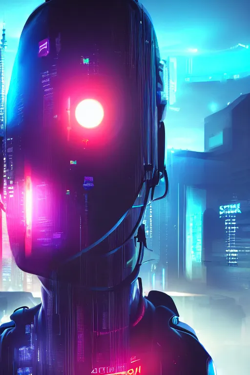 Image similar to teenagers of the future in Singapore 3000, cyberpunk, close-up portrait, hyper realistic, volumetric lighting, scenery, digital painting, highly detailed, artstation, neon