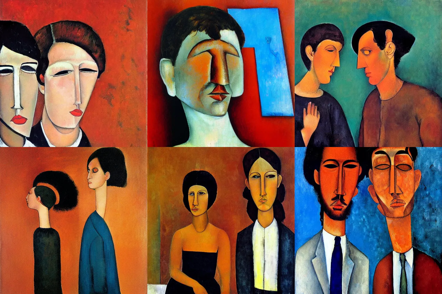 Prompt: knowledge and ignorance. painting by diego velazquenz and amedeo modigliani