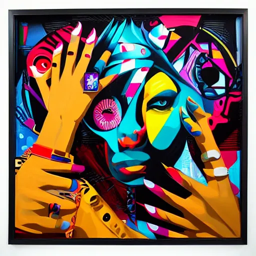 Image similar to Square canvas by tristan eaton and nielly