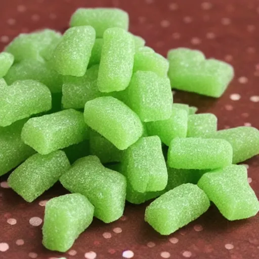 Prompt: sour daddy sugary candy, similar to sour patch kids
