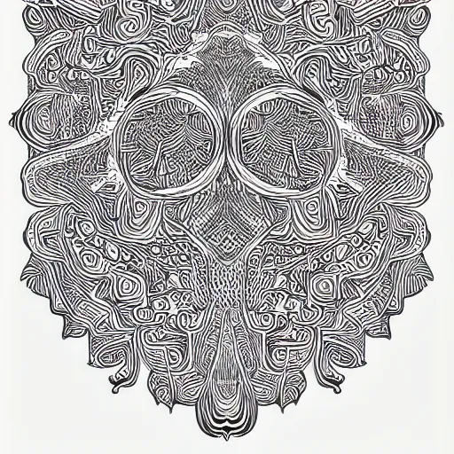 Image similar to intricate pen plotter generative line art, black and white, algorithmic design, highly detailed