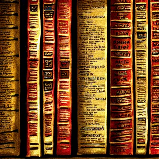 Prompt: extreme close up of a wizard's bookshelf, rule of thirds, award winning, extreme detail, photorealistic digital art, trending on artstation, W -1088