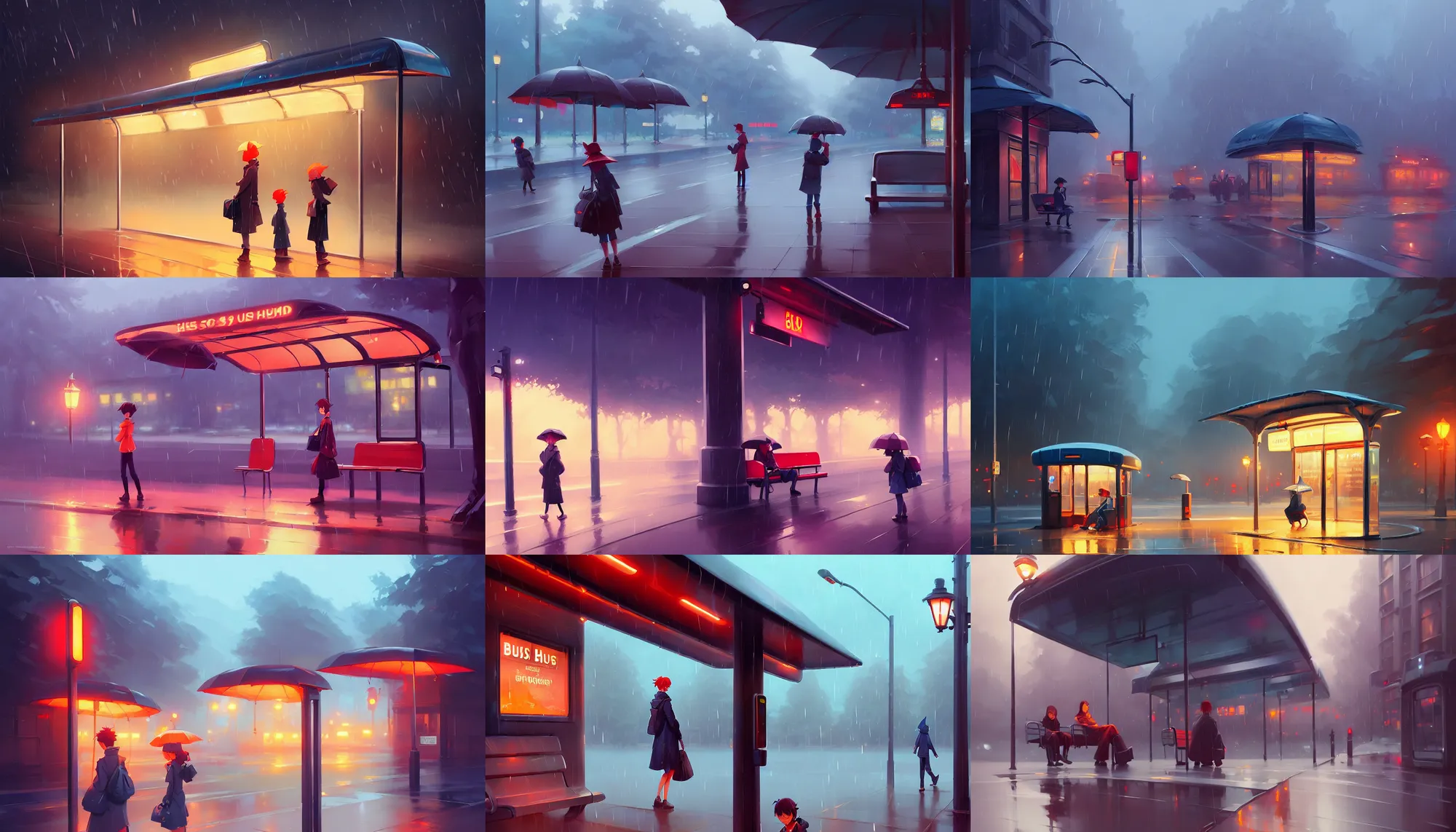 bus-stop-on-a-rainy-day-behance-hd-by-jesper-ejsing-stable