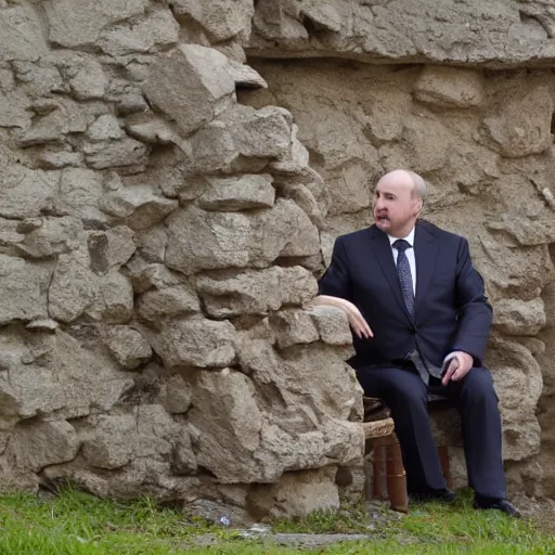 Image similar to Alexander Lukashenko in Dwarf Fortress