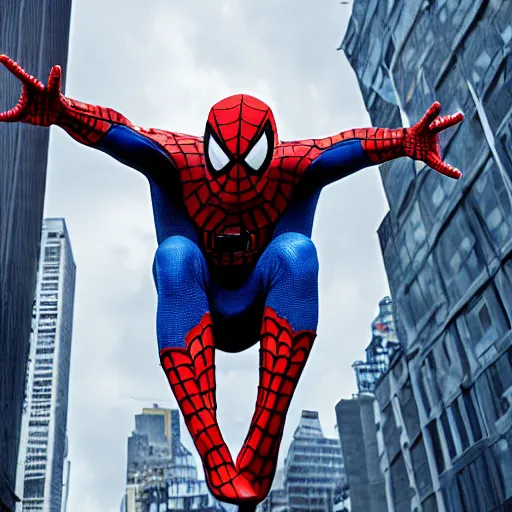 Image similar to spiderman