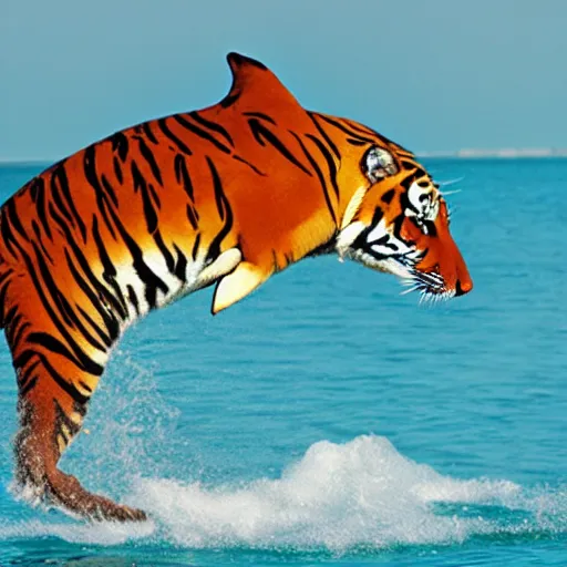 Image similar to a tiger dolphin