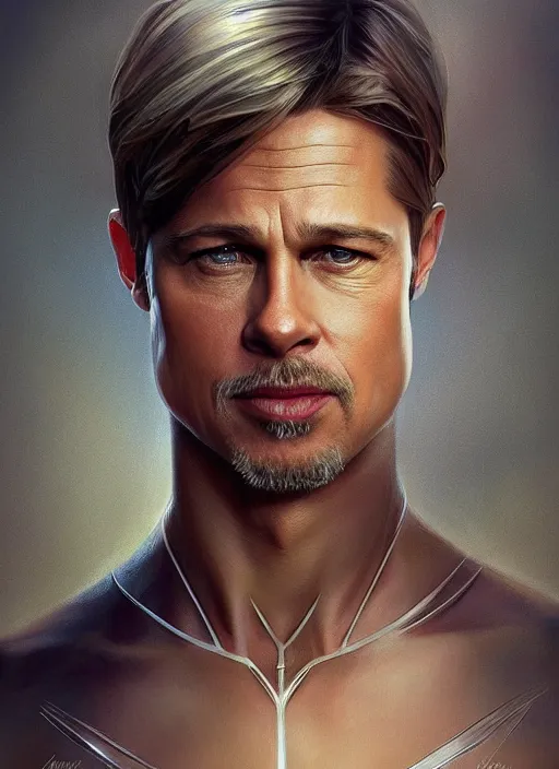 symmetry!! brad pitt, machine parts embedded into | Stable Diffusion ...