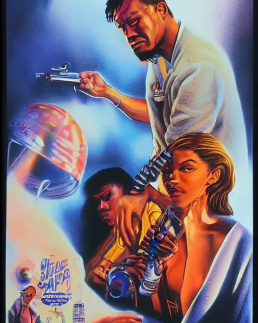 Image similar to steve lacy, airbrush, drew struzan illustration art, key art, movie poster