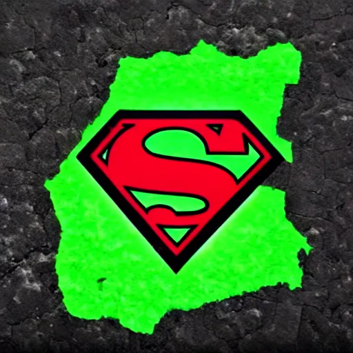 Image similar to kryptonite in a field