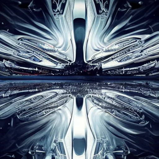 Prompt: digital sci-fi oily gloss reflection zaha hadid airport motherboard with organic forms in liquid and oil on the coronation of napoleon painting, on moon with medium size man walking with black background and digital billboard in the middle. unreal engine 5, keyshot, octane, artstation trending, by Zaha Hadid architects, by Matrix film color, high contrast pinterest black plastic, dark atmosphere pinterest tilt shift, 4k, 8k, 16k.