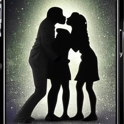 Image similar to the last kiss on an android