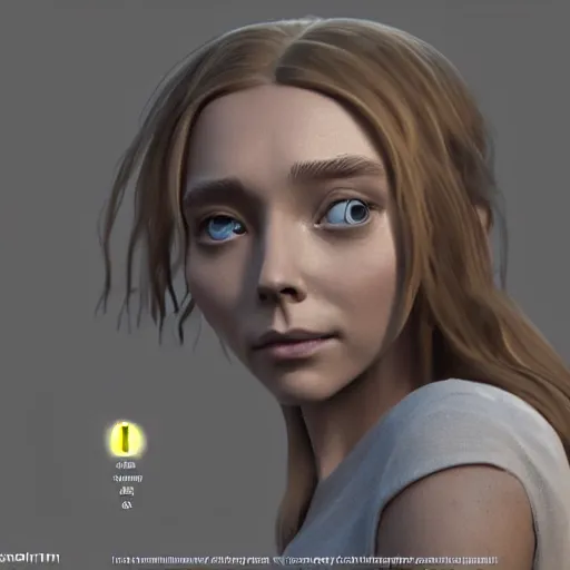 Image similar to anthropomorphic lightbulb has an elizabeth olsen face, trending on zbrush, unreal engine 5, cgsociety contest winner, intricate, detailed, 4 k quality, concept art