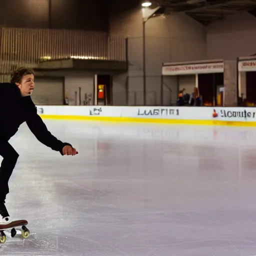 Prompt: Gouda skating