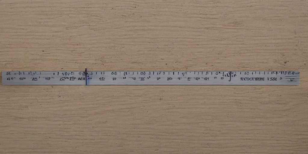 Image similar to architect's scale ruler measuring the words arcsoc 2022-23