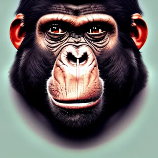 Prompt: profile photo of a degen ape, highly detailed, digital painting, artstation, concept art, smooth, sharp focus, illustration by Sandra Chevrier
