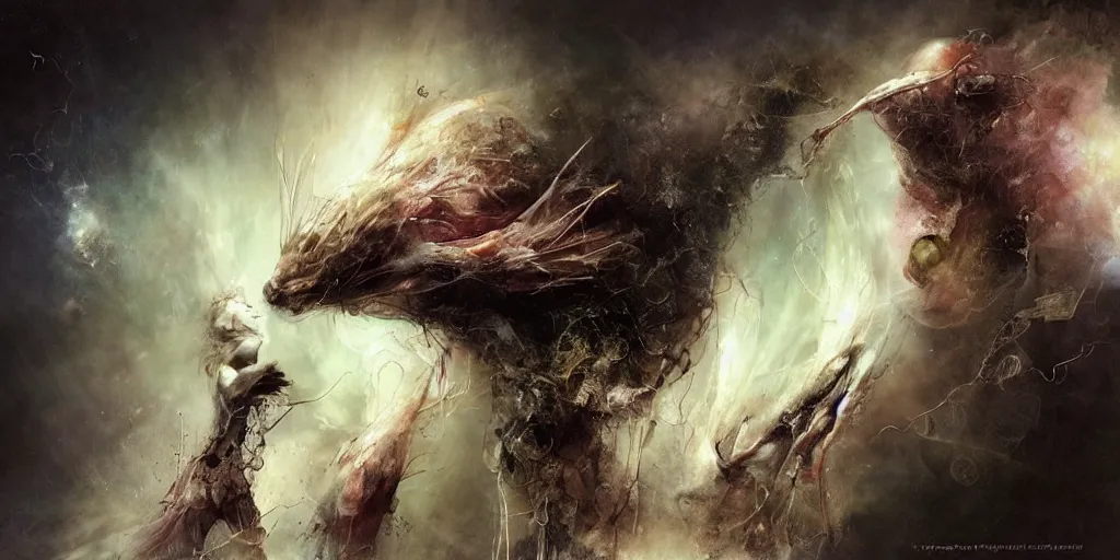 Image similar to The end of the universe, by ryohei hase