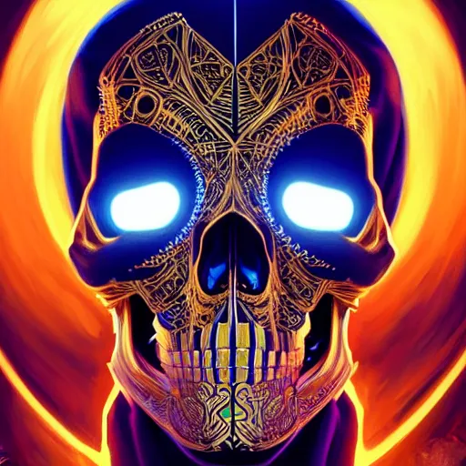 Prompt: symmetry!! portrait of a golden! skull trooper from fortnite, intricate, elegant, highly detailed, digital painting, artstation, concept art, smooth, sharp focus, illustration, art by artgerm and greg rutkowski and alphonse mucha