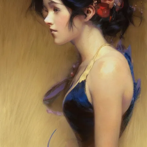 Image similar to detailed portrait of anime girl, painting by gaston bussiere, craig mullins, j. c. leyendecker