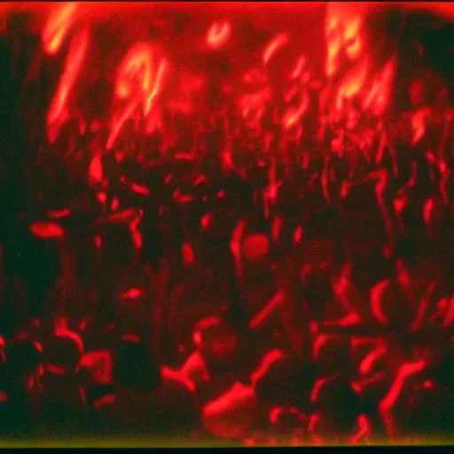 Image similar to rave in hell, 8mm film