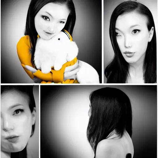 Prompt: model pikachu cute pikachu at a model photoshoot studio lighting by annie leibovitz