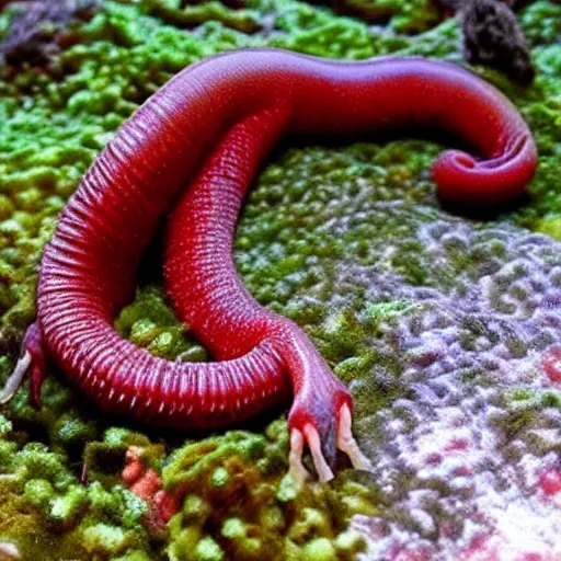 Image similar to adorable cute lovecraftian tentacled worm