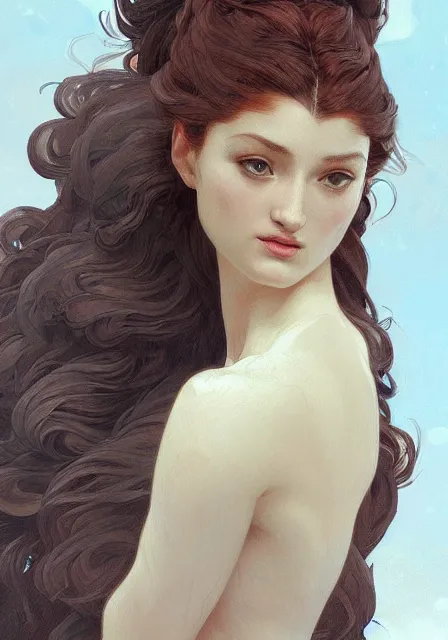 Image similar to sansa - fox furry, intricate, elegant, highly detailed, digital painting, artstation, concept art, smooth, sharp focus, illustration, art by artgerm and greg rutkowski and alphonse mucha and william - adolphe bouguereau