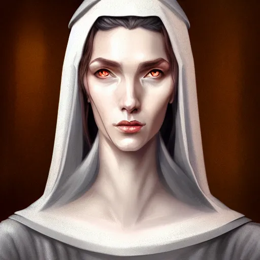 Prompt: character concept portrait of a medieval woman with pale face, intricate, elegant, digital painting, concept art, smooth, sharp focus, illustration, realistic