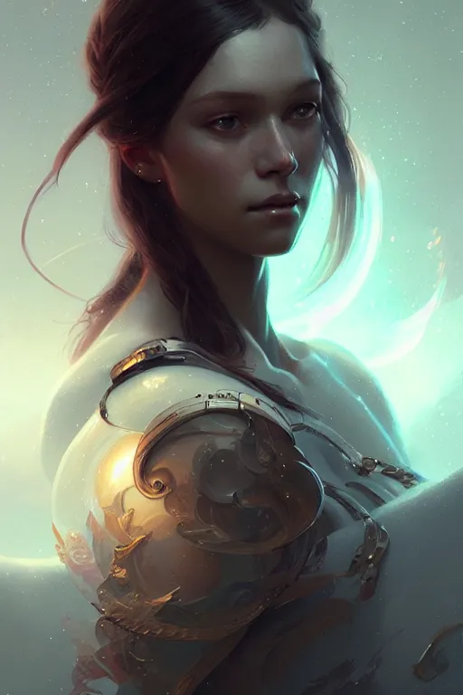 Prompt: a detailed beautiful portrait of Pandora, intricate, highly detailed, digital painting, artstation, concept art, sharp focus, illustration, art by greg rutkowski and Ross Tran