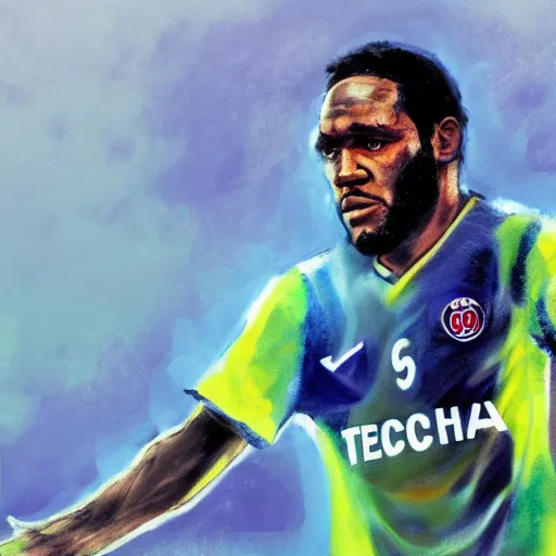 Image similar to jay - jay okocha, trending on art station, 4 k,