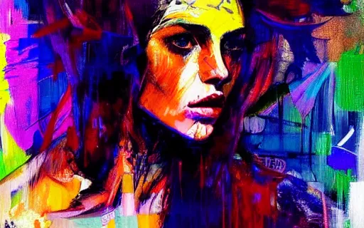 Image similar to masterpiece beautiful portrait by hopare and hernan bas