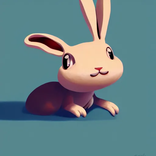 Image similar to goro fujita illustration of a cute bunny, art by goro fujita, ilustration, concept art, sharp focus, artstation and deviantart