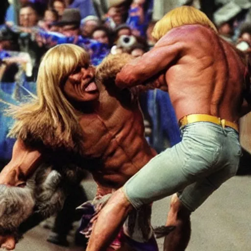 Image similar to real life he - man mauling mariano rajoy