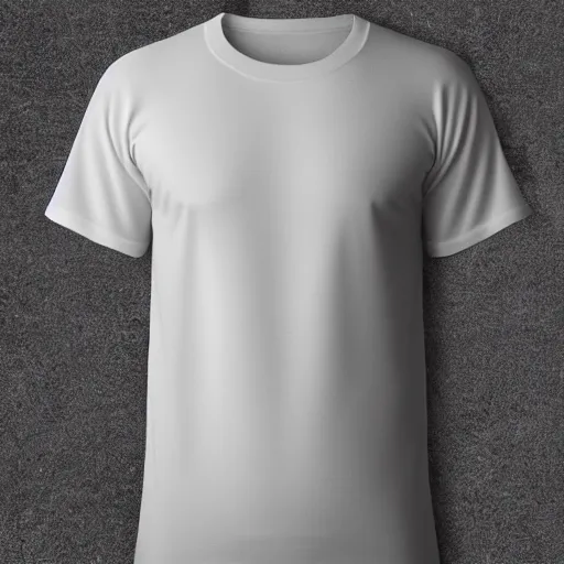 Prompt: white t - shirt model front view mockup