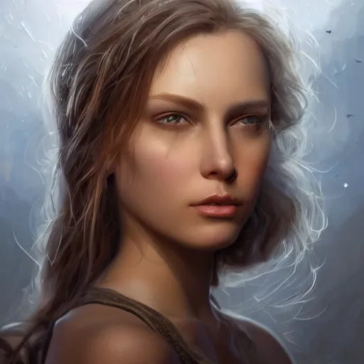 Prompt: digital painting by annie ralli, artgem, fullshot, color painting, hyperrealistic, concept art, oil painting, masterpiece, concept art, trending on deviantart, realistic and detailed face, highly detailed, high quality, 8 k, soft lighting, fancy colors, fantasy, cinematic, high coherence