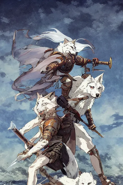 Image similar to a full moon battle blood white wolf, high intricate details, rule of thirds, golden ratio, cinematic light, anime style, graphic novel by fiona staples and dustin nguyen, by beaststars and orange, peter elson, alan bean, studio ghibli, makoto shinkai