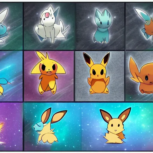 Image similar to amoeba eevee evolution pokemon