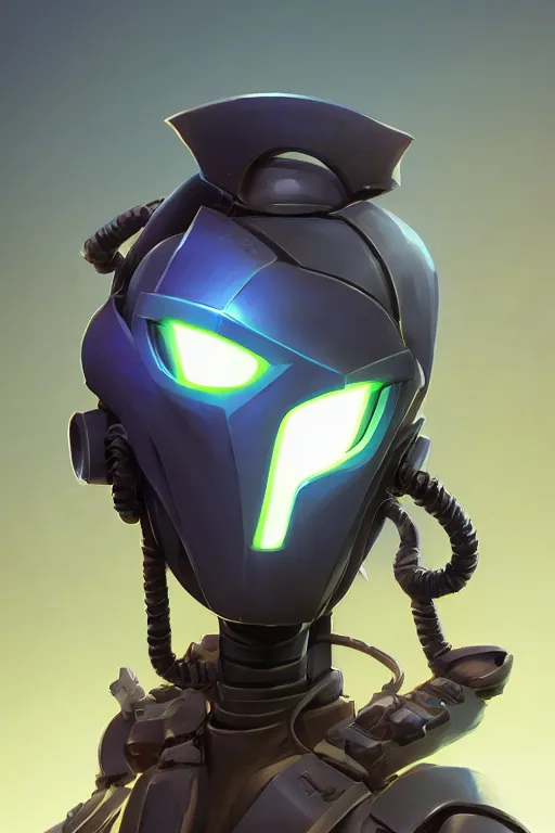 Image similar to epic mask helmet robot ninja portrait stylized as fornite style game design fanart by concept artist gervasio canda, behance hd by jesper ejsing, by rhads, makoto shinkai and lois van baarle, ilya kuvshinov, rossdraws global illumination radiating a glowing aura global illumination ray tracing hdr render in unreal engine 5