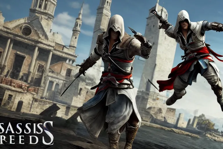 assassins creed gameplay, Stable Diffusion